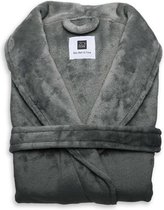 ZoHome Cara Badjas Lang - Fleece - Maat M - Dark Grey