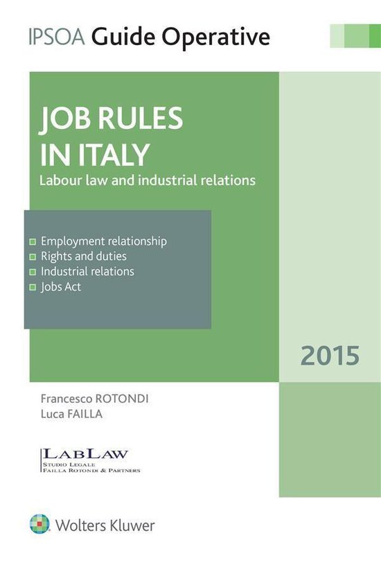Jobs Rules in Italy - cover