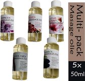 Massage olie, Multipack- 5 x 50ml