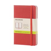 Moleskine Classic Notebook - Pocket - Plain - Hard Cover - Coral Orange
