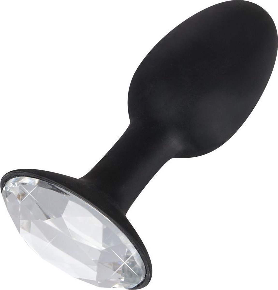 Goedkoopste You2Toys – Siliconen Buttplug Flexibel met Diamanten Edelsteen maat S Betoverend Ontwerp - Zwart