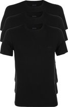 Hugo Boss Shirts Cotton Crewneck 3-pack Heren - Zwart - XL