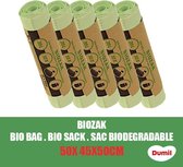 Dumil Biozak 20 Liter 45x50cm - 5 Rollen van 10 Zakken - Voordeelverpakking  | bol.com