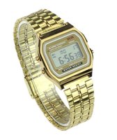 Hidzo Horloge Digital Watch ø 37 mm - Goud - Staal
