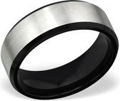 Amanto Ring Axel - 316L Staal - 8mm - Maat 60 - 19mm