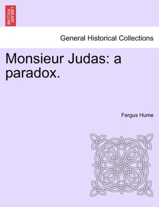 Monsieur Judas - cover