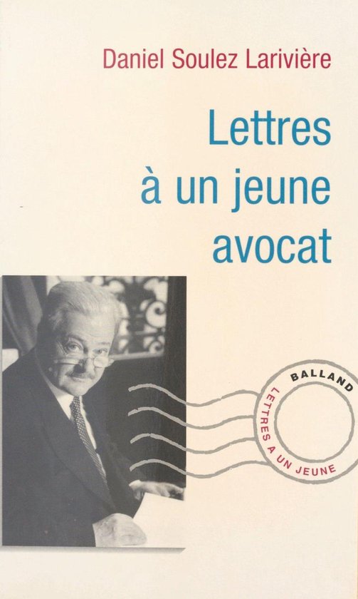Lettre à un jeune avocat - cover