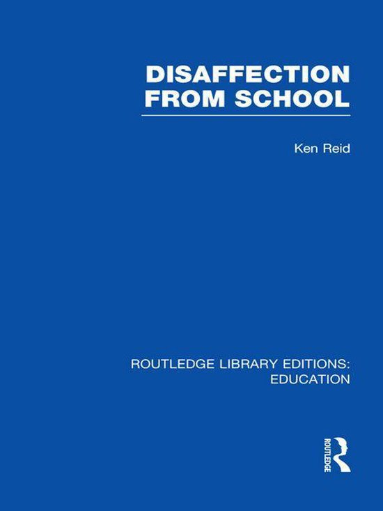 Disaffection from School (Rle Edu M) - cover