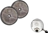 Benson Reflector - Rond - 85 mm - Wit - 2 stuks