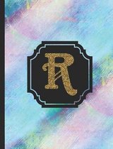 Letter R Monogram Notebook