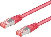 Goobay - S/FTP netwerkkabel CAT6a - Roze - 1 meter