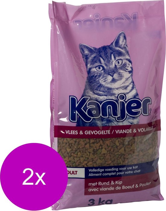Kanjer Kat 4 Mix - Kattenvoer - 2 x 10 kg