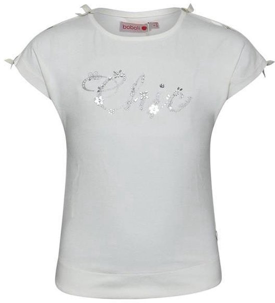 Boboli T-Shirt - Off White - Maat 98