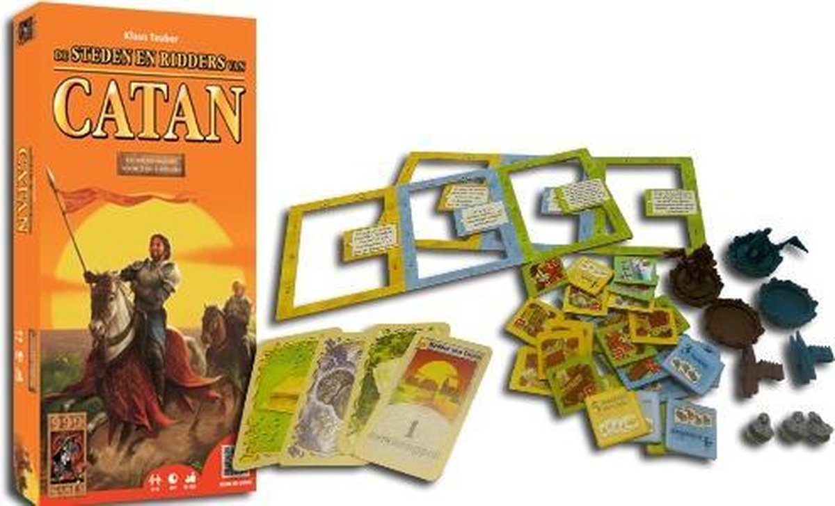 De Kolonisten van Catan Steden & Ridders 5/6 spelers Gezelschapsspel Games De Kolonisten van Catan Steden & Ridders 5/6 spelers Gezelschapsspel Games