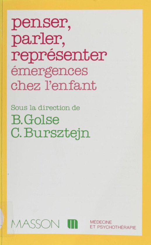 Penser, parler, représenter - cover