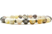 Beaddhism - Armband - Stone - BT1222.1 - 8 mm - 22 cm