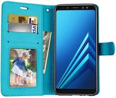 Samsung Galaxy J3 2018 portemonnee hoesje - Turquoise