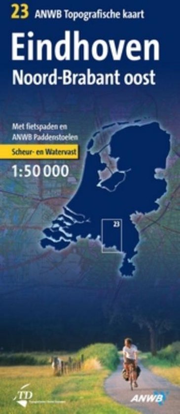 Eindhoven/Noord-Brabant oost topografische kaart - none | Respetofundacion.org