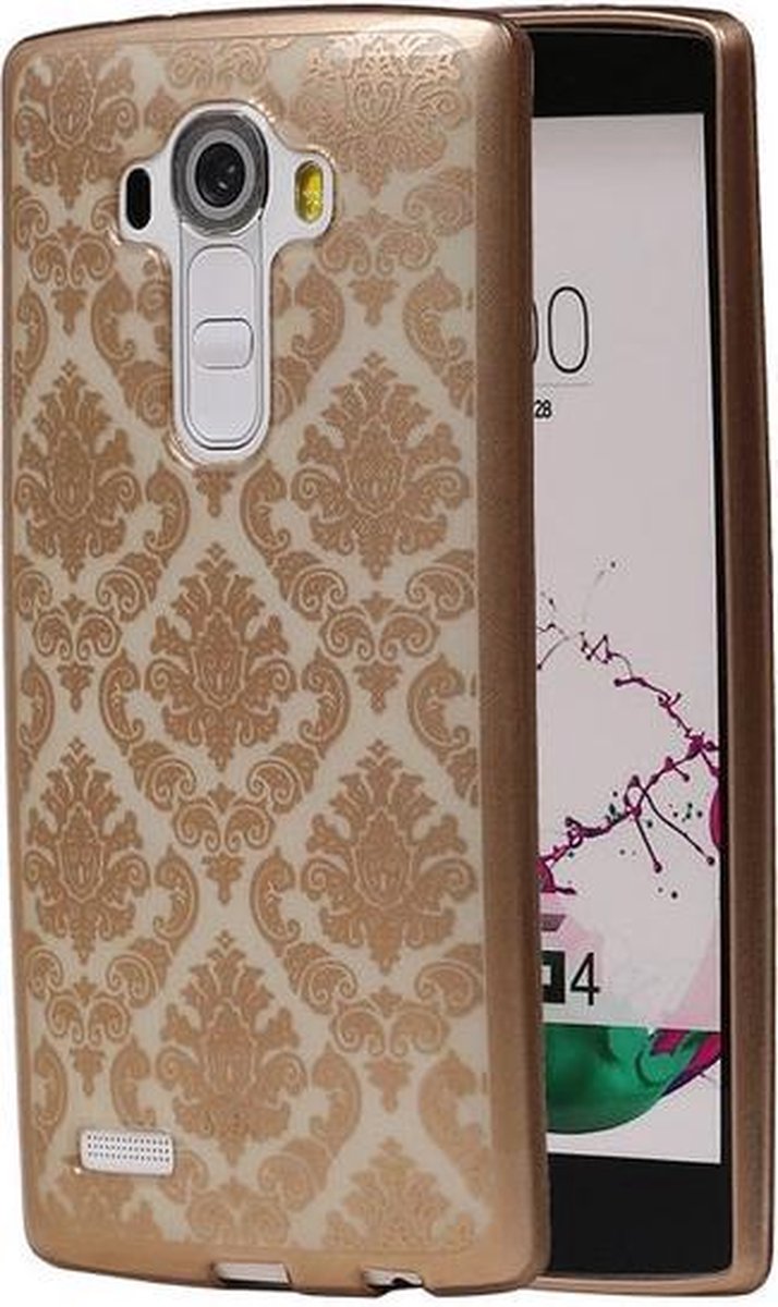 Goud Brocant TPU back case cover hoesje voor LG G4