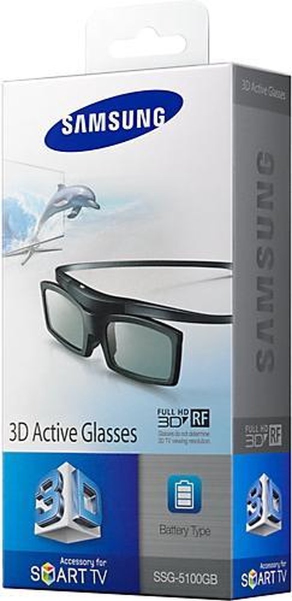 Samsung SSG-5100GB - 3D-bril actief - Zwart - 2 stuks verpakking | bol.com