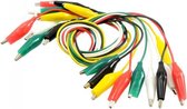 Alligator Clip - Krokodillen Klem Kabel 50cm (10 stuks)