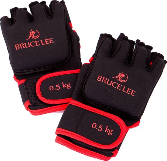 Bruce Lee Dragon Deluxe verzwaarde handschoenen - 0,5kg | bol.com
