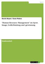 'Human Resource Management' im Sport. Image, Golferbindung und -gewinnung
