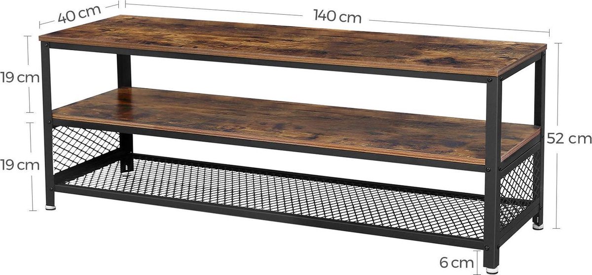 HOMCOM - Wit - Design - Hout - Groot - TV-meubel kopen? | Korting