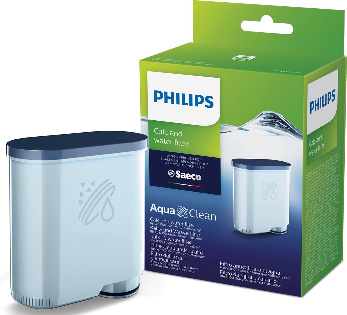 Philips/Saeco AquaClean CA6903/10 - Koffiemachinereiniger - Kalk- en waterfilter - Philips