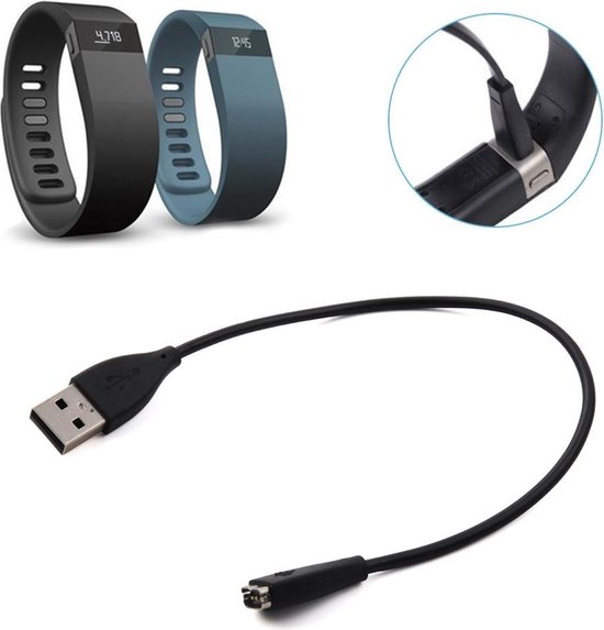 USB Oplader Voor de Fitbit Charge HR - Lader Charger Oplaad Kabel /  Laadkabel Zwart | bol.com