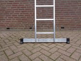 Professionele Enkele Ladder | 1x12 treden | Alumunium | Anti slip | Lichtgewicht | EN 131-1 + 2, NEN 2484, TÜV en GS gecertificeerd