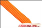 Ulace - schoenveters - sneaker veters met 6 gaatjes - Bright Orange - Elastiek