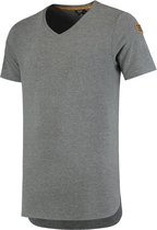 Tricorp 104003 T-Shirt Premium V Hals Heren - Stonemel - L