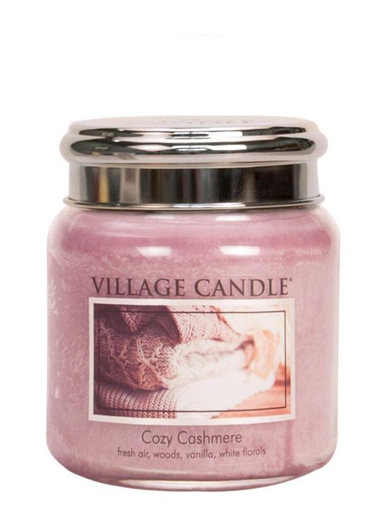 Village Candle Medium Jar Geurkaars - Spiced Noir - village candle
