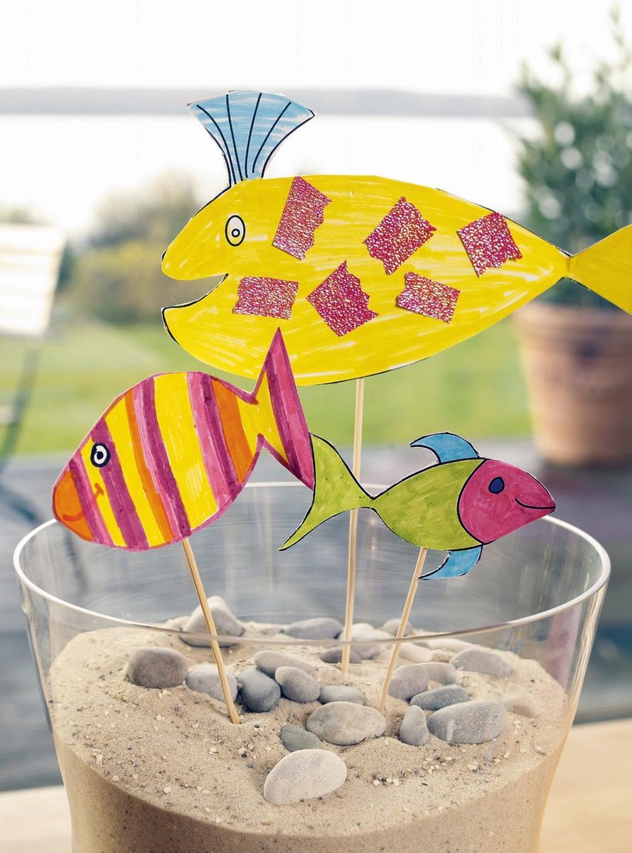 edding 14 FUNTASTICS - kleurstiften voor kinderen - set van 18 - ronde punt 3 mm - voor kleurplezier op papier en karton - afwasbaar van huid en textiel - zomervakantie - kindercadeau — afbeelding 20