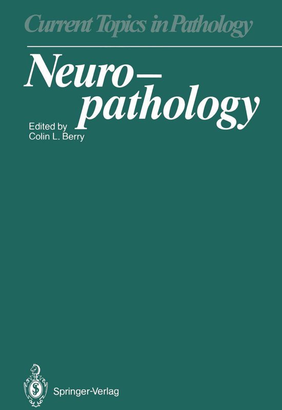 Current Topics in Pathology 76 - Neuropathology - cover