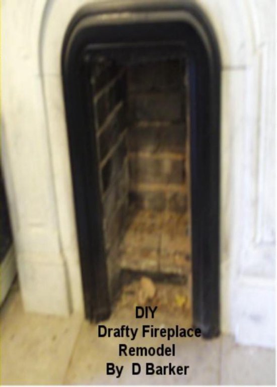 DIY Drafty Fireplace Remodel - cover
