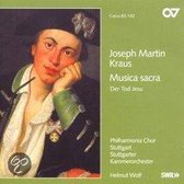 Joseph Martin Kraus - Musica Sacra - Der Tod Jesu / Philharmonia Chor Stuttgart - Stuttgarter Kammerorchester - Helmut Wolf / CD Pasen Religieus - Vocaal Klassiek - Koor - Orkest