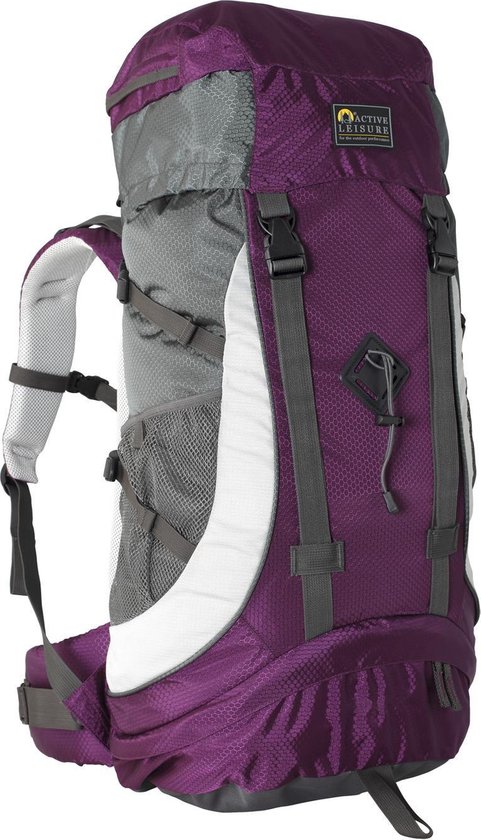 Active Leisure Mountain Guide 55 - Backpack - Aubergine/ Silver Grey