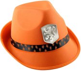Oranje KNVB trilby hoed