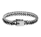 The Jewelry Collection Armband Gourmet 8 mm 18 cm - Zilver