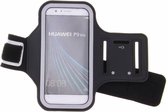 Zwarte sportarmband voor de Huawei P9 Lite