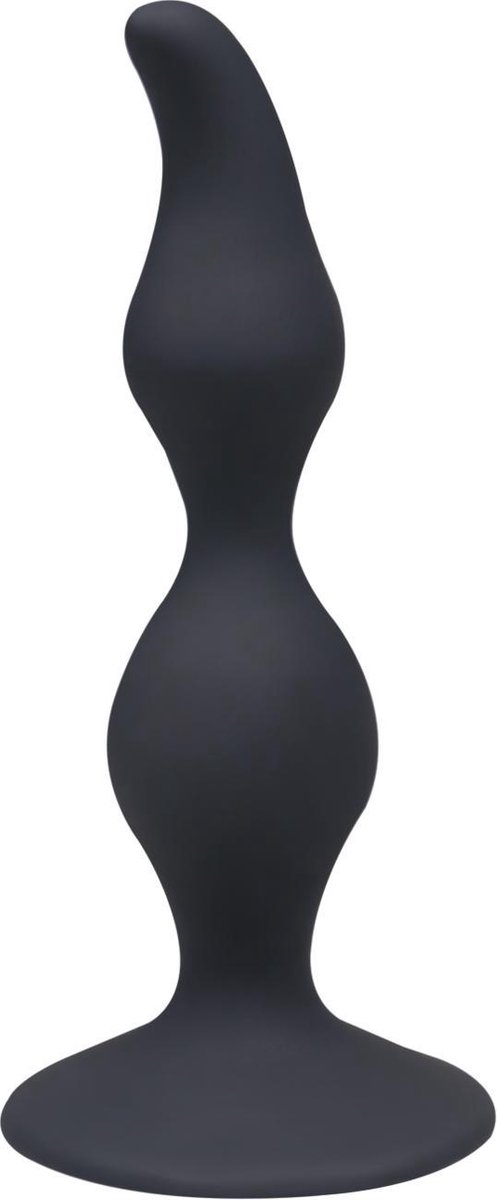 Goedkoopste Blackdoor Collection Siliconen Anale Speeltjes Mannen – Flexibele Anaal Plug voor Beginners - 12.5 cm - Zwart
