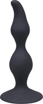 Blackdoor Collection Siliconen Anale Speeltjes Mannen – Flexibele Anaal Plug voor Beginners - 12.5 cm - Zwart