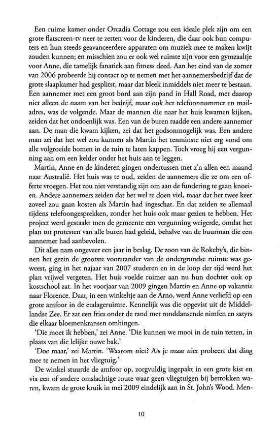 Pagina 10 van een boek met tekst.
