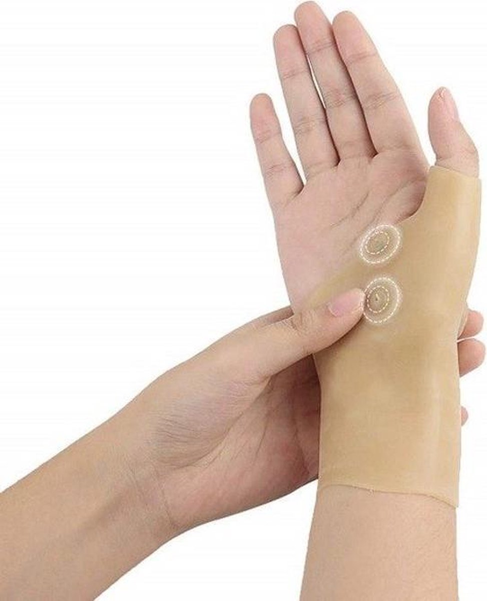 Handbrace / Magnetische Therapie voor Lichte Ondersteuning Pijnverlichting bij Handklachten / Duimbrace Polsbrace Brace / Rekbaar Comfortabel Waterdicht / 1 Stuk