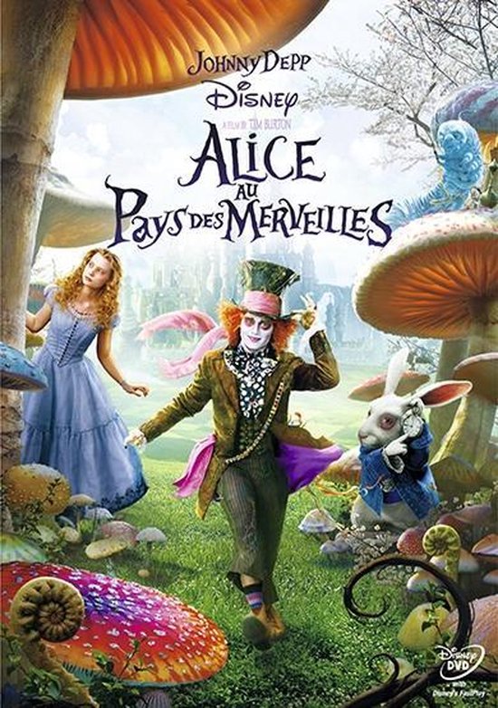 Cover van de film 'Alice In Wonderland'