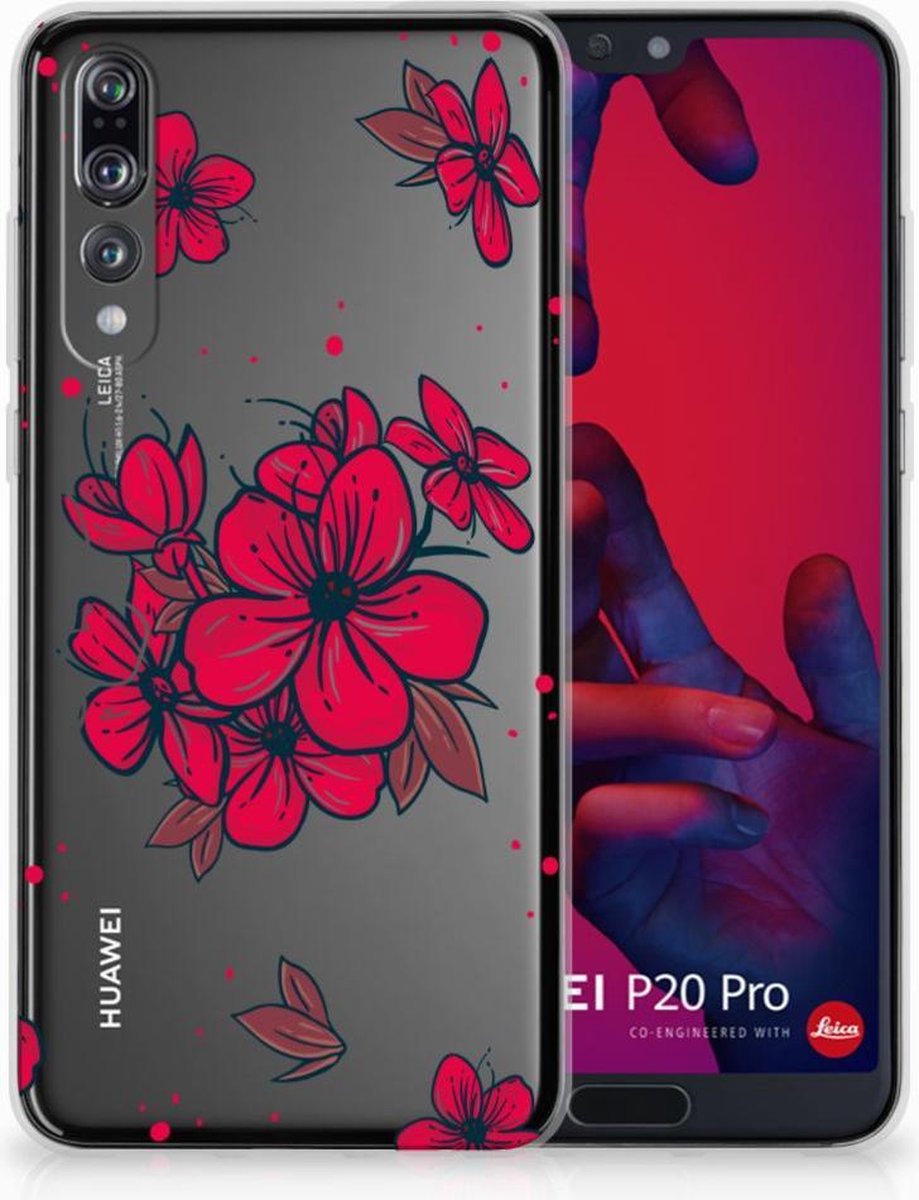 Huawei P20 Pro TPU Case Blossom Red