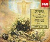 Mahler: Symphony no 2 / Rattle, Auger, Baker, City of Birmingham SO et al