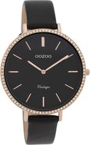OOZOO Vintage  Zwart horloge  (40 mm) - Zwart